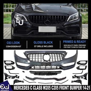 RMERCEDESCCLASSW205C2052014-21C63LCICONVERSIONFRONTBUMPERBODYKIT