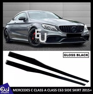 RMERCEDESCCLASSW205C205A205W204C204SIDESKIRTEXTENTIONGLOSS2015+