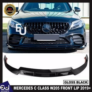 RMERCEDESCCLASSW205C205AMGFRONTSPLITTERLIPSPOILERBODYKITLCI2019+
