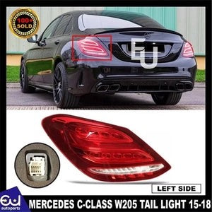 RMERCEDESCCLASSW205PASSENGERSIDELEDLEFTTAILLIGHTLAMP2015-2018