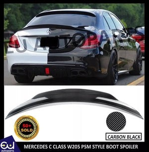 RMERCEDESCCLASSW205RENNTECHPSMSTYLEREARBOOTSPOILERLIPCARBONLOOK