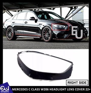 RMERCEDESCCLASSW206RIGHTDRIVERSIDEHEADLIGHTLENSCOVERHEADLAMP21+