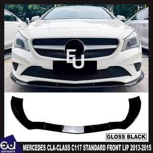 RMERCEDESCLA-CLASSC117STANDARDFRONTSPLITTERSPOILERLIPBODYKIT13-15