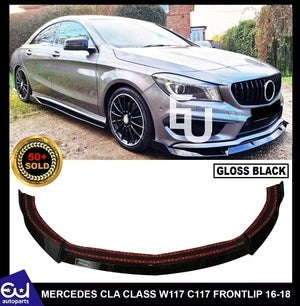 RMERCEDESCLACLASSCLA45AMGSTYLEW117C117FRONTSPLITTERLIP2016-2019