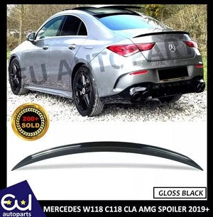 RMERCEDESCLACLASSREARBOOTSPOILERC118A35A45AMGLOOKGLOSSBLACK2019+