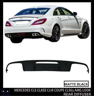 RMERCEDESCLSCLASSC218COUPECLS63AMGREARDIFFUSERMATTEBLACK