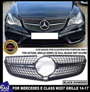 RMERCEDESECLASSCOUPECABRIOLETW20714-17FRONTGRILLGRILLEBLACKDIAMOND
