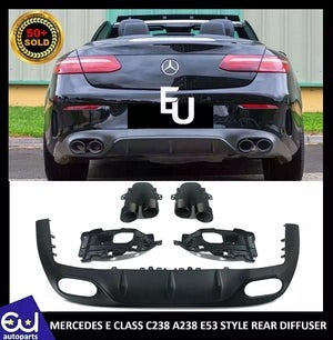 RMERCEDESECLASSE53REARDIFFUSERLOOKCOUPEC238A238CABRIOLETTAILPIPE