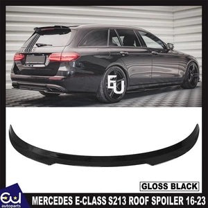 RMERCEDESECLASSS213ESTATEGLOSSBLACKREARROOFBOOTSPOILERWING16-23