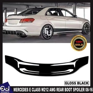 RMERCEDESECLASSW212GLOSSBLACKREARDUCKTAILPSMHIGHKICKBOOTSPOILER