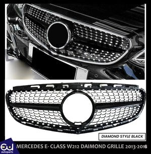 RMERCEDESECLASSW212S212GLOSSBLACKDIAMONDGRILLGRILLE2013-2016AMG