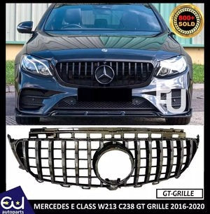 RMERCEDESECLASSW213C23816-20FRONTBUMPERGRILLEGRILLBLACKGTRSTYLE