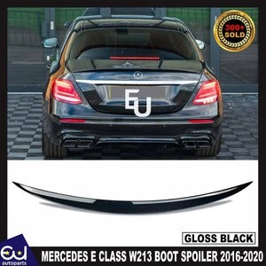 RMERCEDESECLASSW213SALOONC63STYLEBOOTSPOILERGLOSSBLACK2016-2020