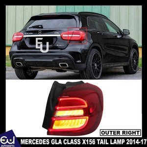 RMERCEDESGLACLASSX156LED14-17RHRIGHTDRIVERSIDEREARTAILLIGHTLAMP