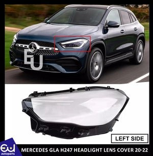 RMERCEDESGLAH247LEFTPASSENGERSIDEHEADLIGHTLENSCOVERHEADLAMP20-22