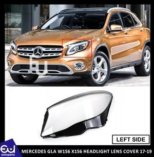 RMERCEDESGLAW156X1562017-2019HEADLIGHTGLASSLENSCOVERLEFT-NEARSIDE