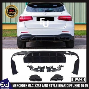 RMERCEDESGLCCLASSX253GLC63AMGSTYLEREARDIFFUSER&TAILPIPES16-19
