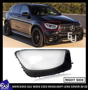 RMERCEDESGLCW253C253FRONTHEADLIGHTLENSCOVERSRIGHTDRIVERSIDE20-22