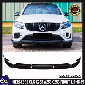 RMERCEDESGLCX253W253C253FRONTSPLITTERLIPBSTYLEGLOSSBLACK2015-19