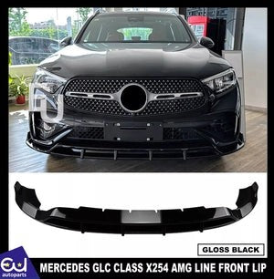 RMERCEDESGLCX254AMGLINEFRONTSPLITTERLIPSPOILERBUMPERGLOSSBLACK22+