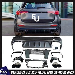 RMERCEDESGLCX254GLC63AMGFRONTSPLITTERLIPDIFFUSERBUMPERBLACK22+