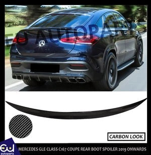 RMERCEDESGLECLASSC167COUPEREARBOOTSPOILERTRUNKLIPCARBONLOOK2019+
