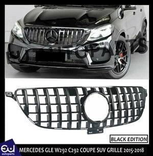 RMERCEDESGLECLASSC292COUPEFRONTGRILLEGRILLGTSTYLEGLOSSBLACK2015+