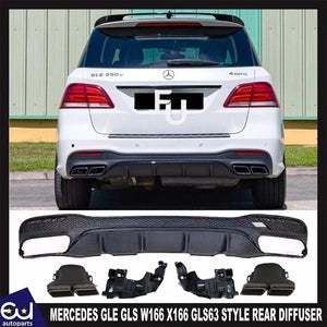 RMERCEDESGLEMLW166SUVGLE63STYLEREARDIFFUSERVALANCE&BLACKTAILPIPES