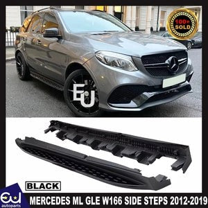 RMERCEDESMLGLEW166SIDESTEPSRUNNINGBOARDSBLACKEDITIONSTYLE2012-19