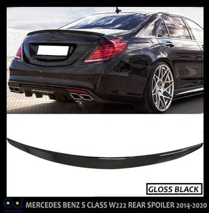 RMERCEDESSCLASSW222REARBOOTTRUNKSPOILERAMGSTYLEGLOSSBLACK14-2020