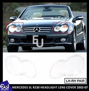 RMERCEDESSLR230LEFTRIGHTSIDEPAIRHEADLIGHTLENSHEADLAMPCOVER2002-07