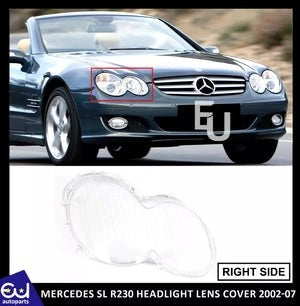 RMERCEDESSLR230RIGHTDRIVERSIDEHEADLIGHTLENSHEADLAMPCOVER2002-2007