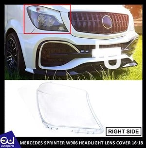 RMERCEDESSPRINTERW906RIGHTDRIVERSIDEHEADLIGHTLENSHEADLAMPCOVER16-18