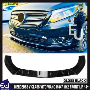 RMERCEDESVCLASSVITOVIANOW447FRONTBUMPERSPLITTERLIPSPOILERGLOSS14+