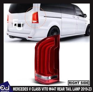 RMERCEDESVCLASSVITOW447REARRIGHTDRIVERSIDETAILLIGHTLAMPLED19-23