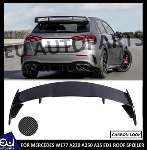 RMERCEDESW177A220A250A45ED1STYLECARBONLOOKREARTRUNKROOFSPOILER