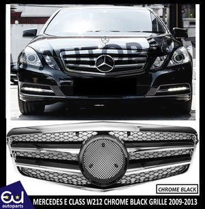 RMERCEDESW212E-CLASSSALOONESTATEBLACKCHROMEGRILLGRILLEE63AMG09-13
