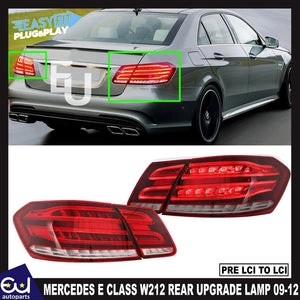 RMERCEDESW212ECLASSLEDTAILLIGHTLAMPSSETOUTERINNERFACELIFTUPGRADE
