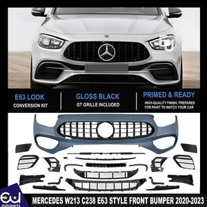 RMERCEDESW213C238E63CONVERSIONFULLFRONTBUMPERGRILLEBODYKIT2020-2023