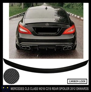RMERCEDESW218C218CLSCLASSAMGBOOTTRUNKLIDSPOILERMODELSOEMCARBON