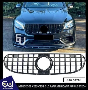 RMERCEDESX253C253GLC2020+PANAMERICANAGTRSTYLESPORTGRILLEGLOSSBLACK