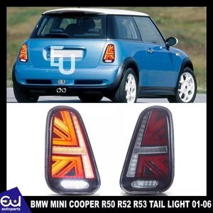 RMINICOOPERSR50R52R53UNIONJACKTAILLIGHTSLAMPW/ANIMATION2001-2006