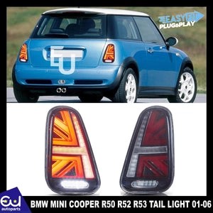RMINICOOPERSR50R52R53UNIONJACKTAILLIGHTSLAMPW/ANIMATION2001-2006