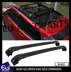 RMITSUBISHIOUTLANDERALUMINIUMBLACKANTI-THEFTCROSSBARSROOFRAILS75KG
