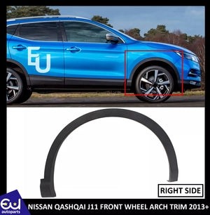 RNISSANQASHQAIJ11FRONTRIGHTWINGWHEELARCHTRIMDRIVERSIDE2013ONWARDS