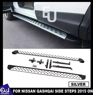 RNISSANQASHQAIJ11SIDESTEPSRUNNINGBOARDSSILVERNEWSTYLEPAIR2015+