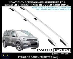 RPEUGEOTRIFTERSWBROOFRACKRAILSANODISEDSILVERGREY2019-ONOEMQUALITY