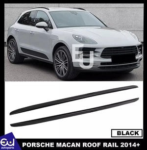 RPORSCHEMACAN95BMK1ROOFRAILSRACKCROSSBARSBLACKALUMINIUMOEMFIT