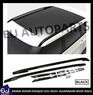 RRANGEROVEREVOQUE2011+L538BLACKALUMINIUMROOFRAILSRACKBARSOEMFIT