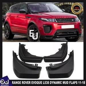 RRANGEROVEREVOQUEDYNAMICL538NEWFULLFRONT&REARMUDFLAPSETMUDFLAPS